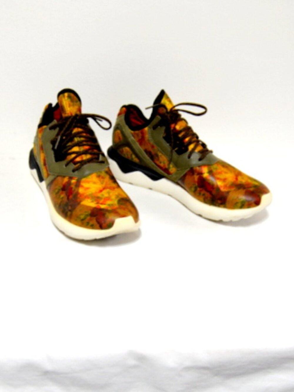 Adidas Men's Tubular BHM Running Shoes Leaf Camo D68976 – Size: 9½